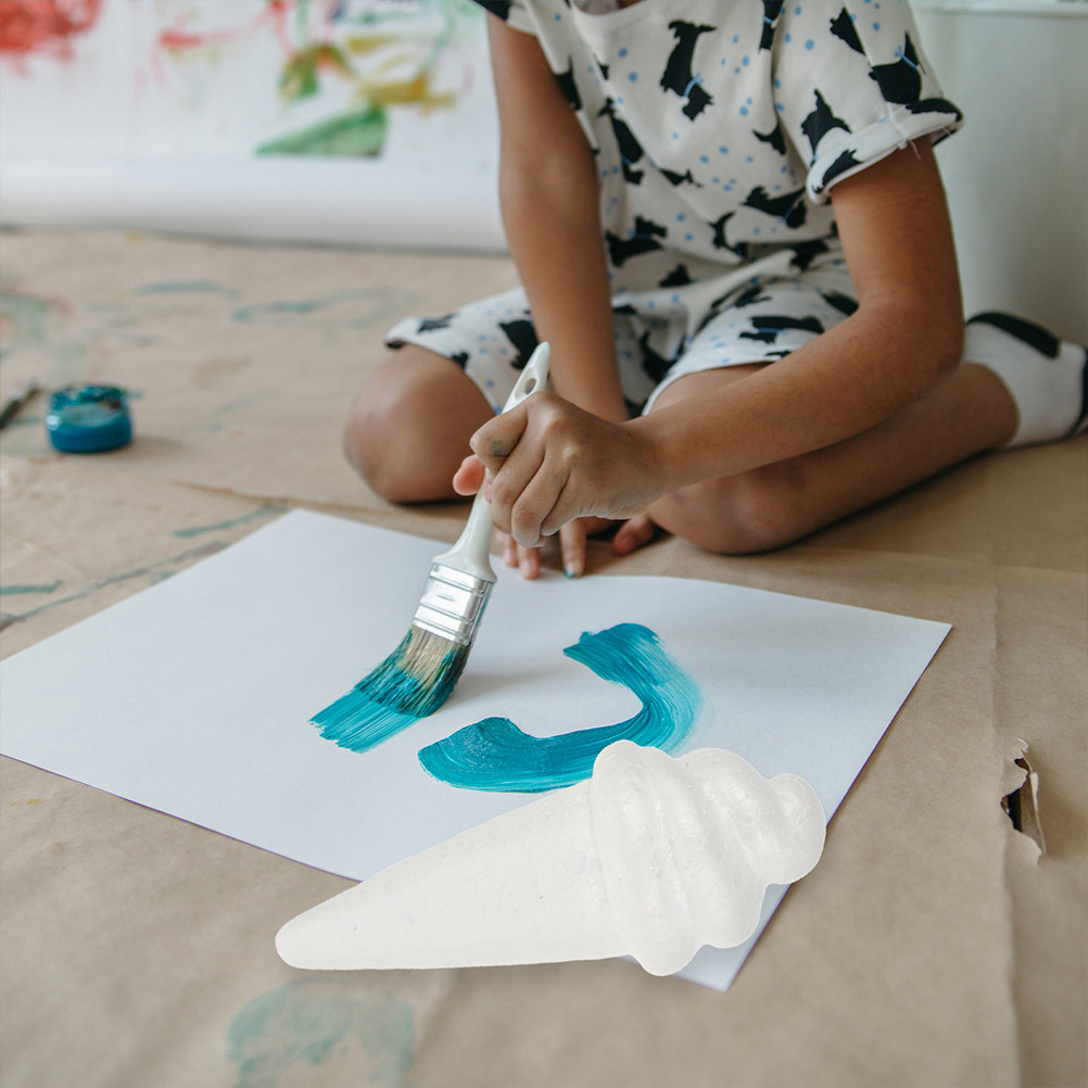Art Craft For Kids - 8개 미완성 아이스크림 폼 모델, 부드럽고