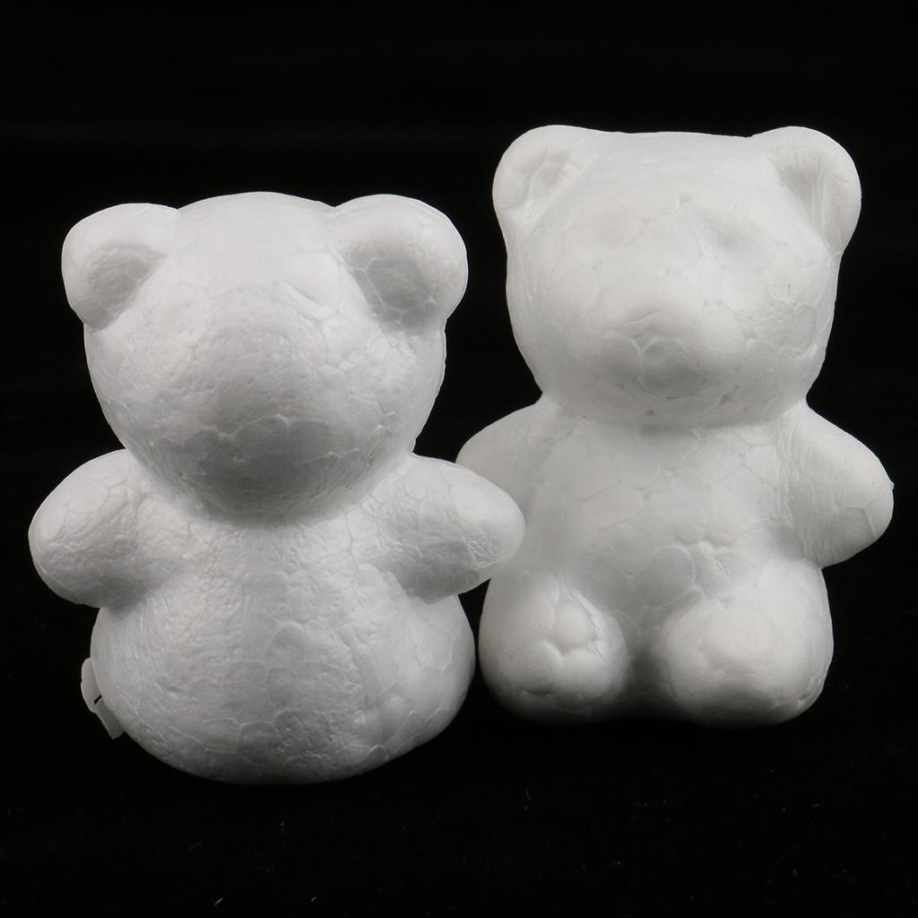 Art Craft For Kids - 폼 소재 곰 장식품 페인팅 공예