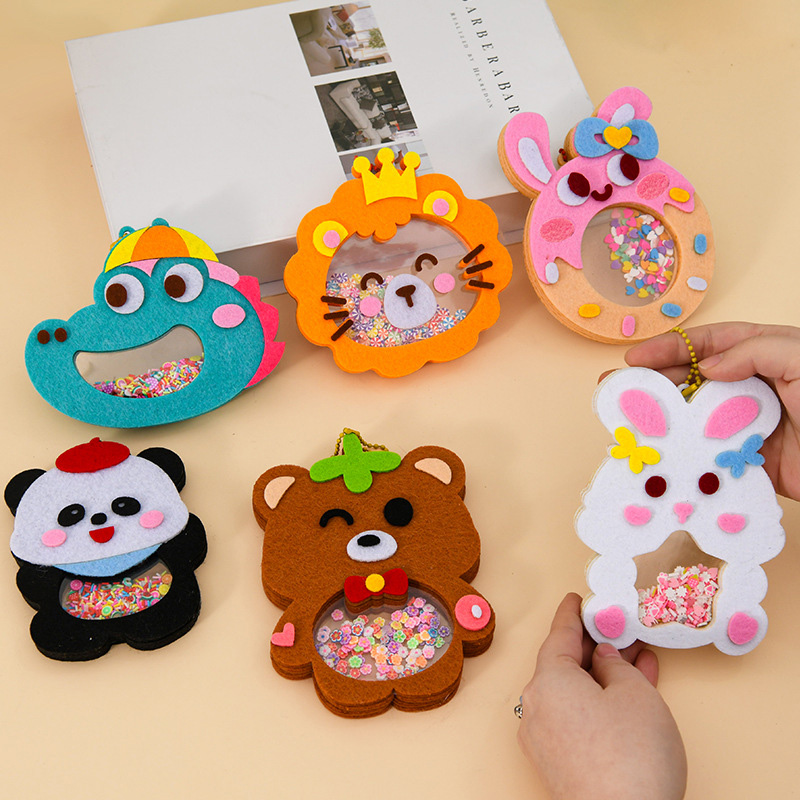 Art Craft Kits For Kids - DIY 동물 쉐이크 펜던트 아트 공예