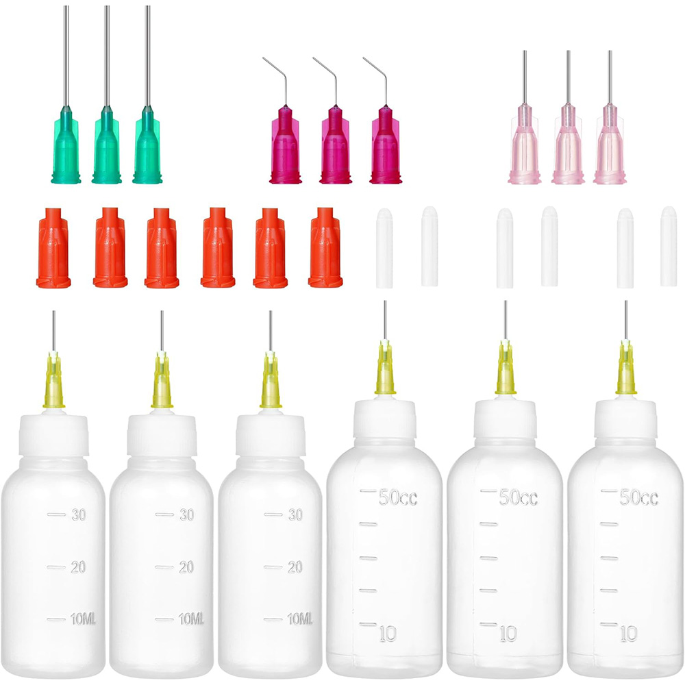 Art Craft Kits - 정밀 니들팁 스퀴즈 병 세트, 6개입(30ml