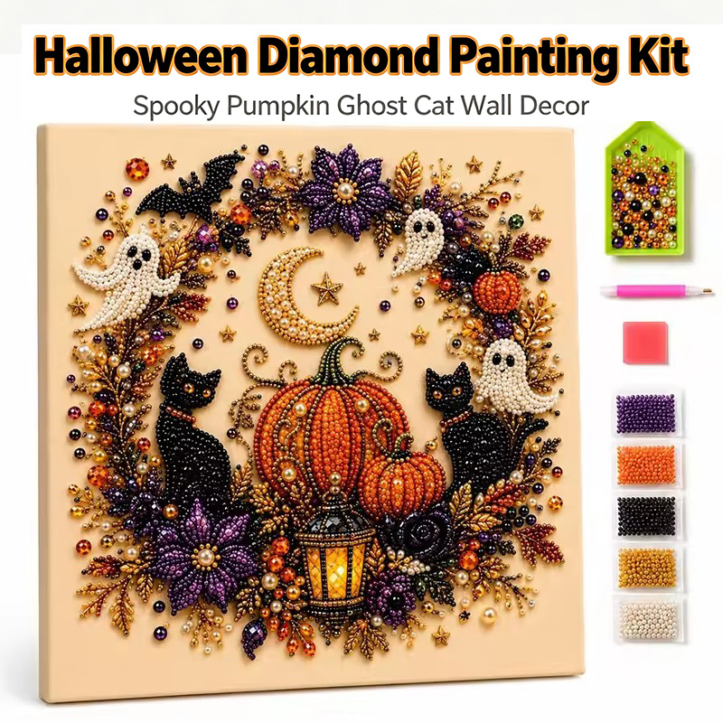 @할로윈 고스트 펄 아트 키트 (성인용 DIY 진주 페 - Art Craft Kits For Adults 리뷰 및 가격