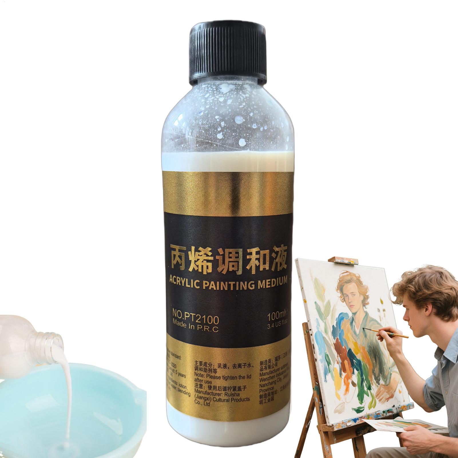 100ml 아크릴 플루이드 미디엄 페인트 틴너 아트 아 - Art Craft Blend 리뷰 및 가격