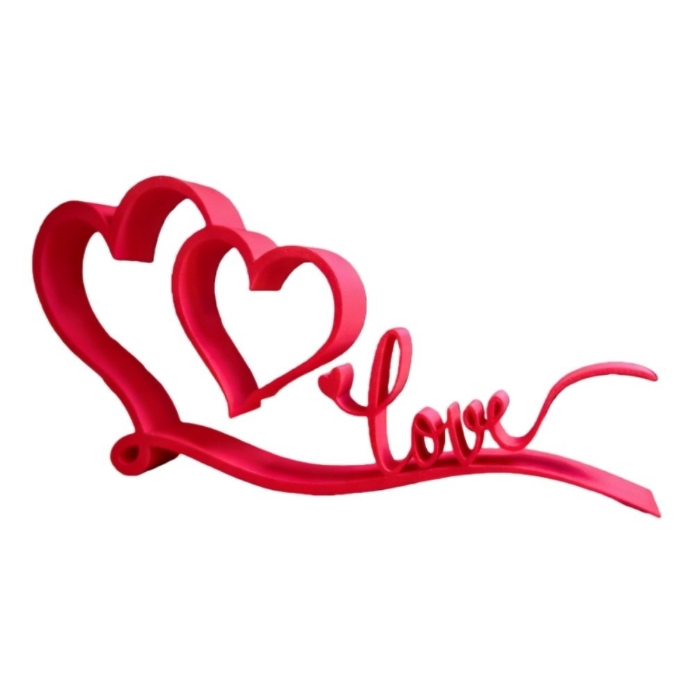 3D 프린팅으로 사랑한다고 말하는 작은 표지판 장식 예 - Art And Craft Valentine 리뷰 및 가격