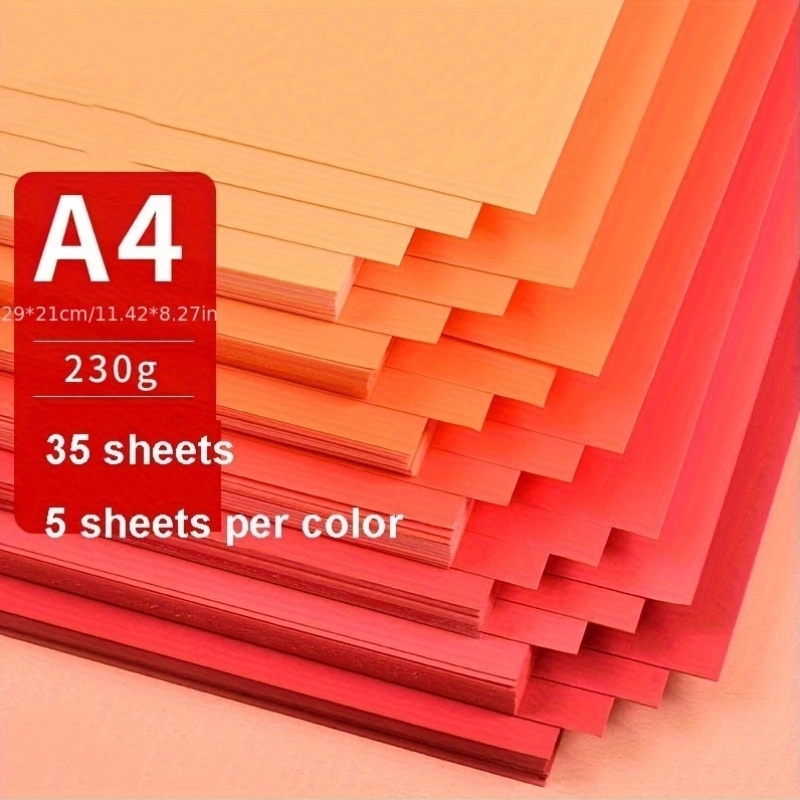 35 시트 컬러 용지 Cardstock 다른 색상 Ca - Art And Craft Recycle 리뷰 및 가격
