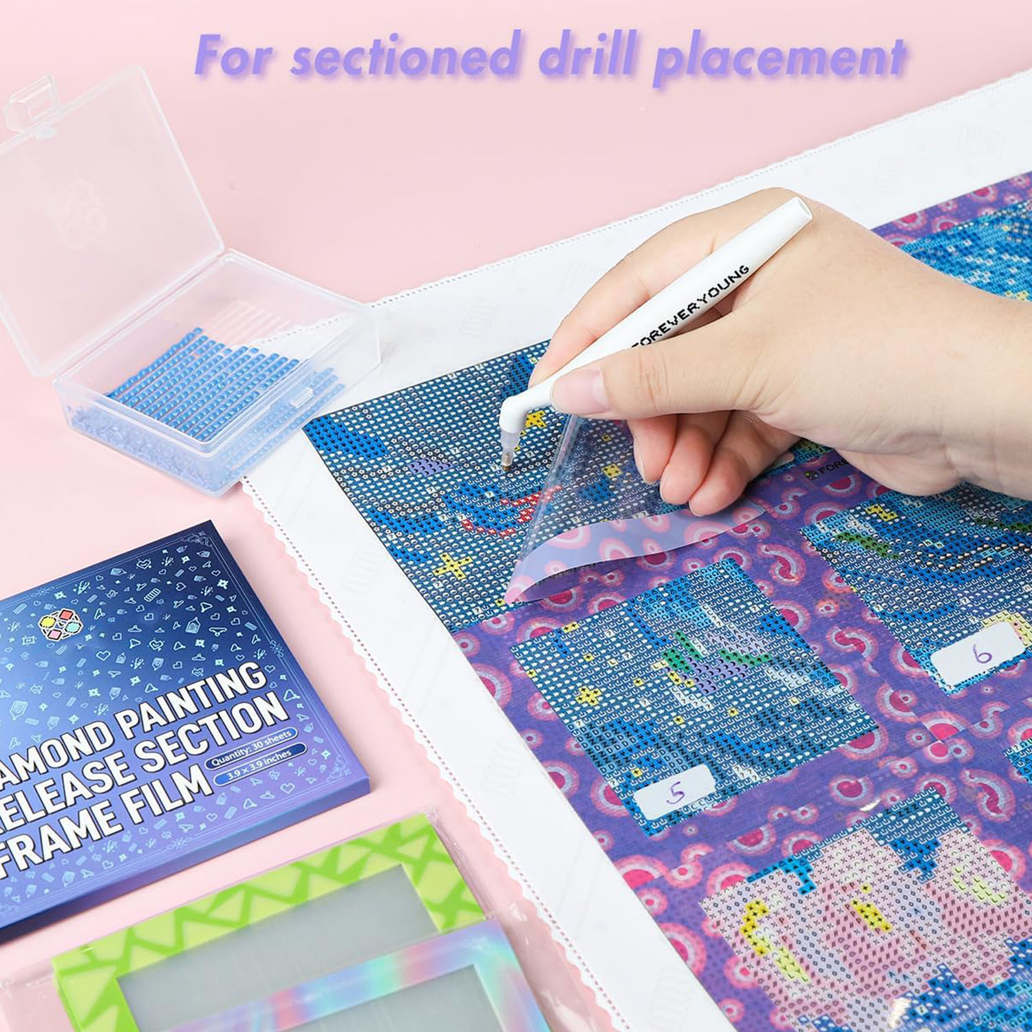 30개 다이아몬드 페인팅 정렬 도구 10cm 재사용 가 - Art Craft Kits 리뷰 및 가격