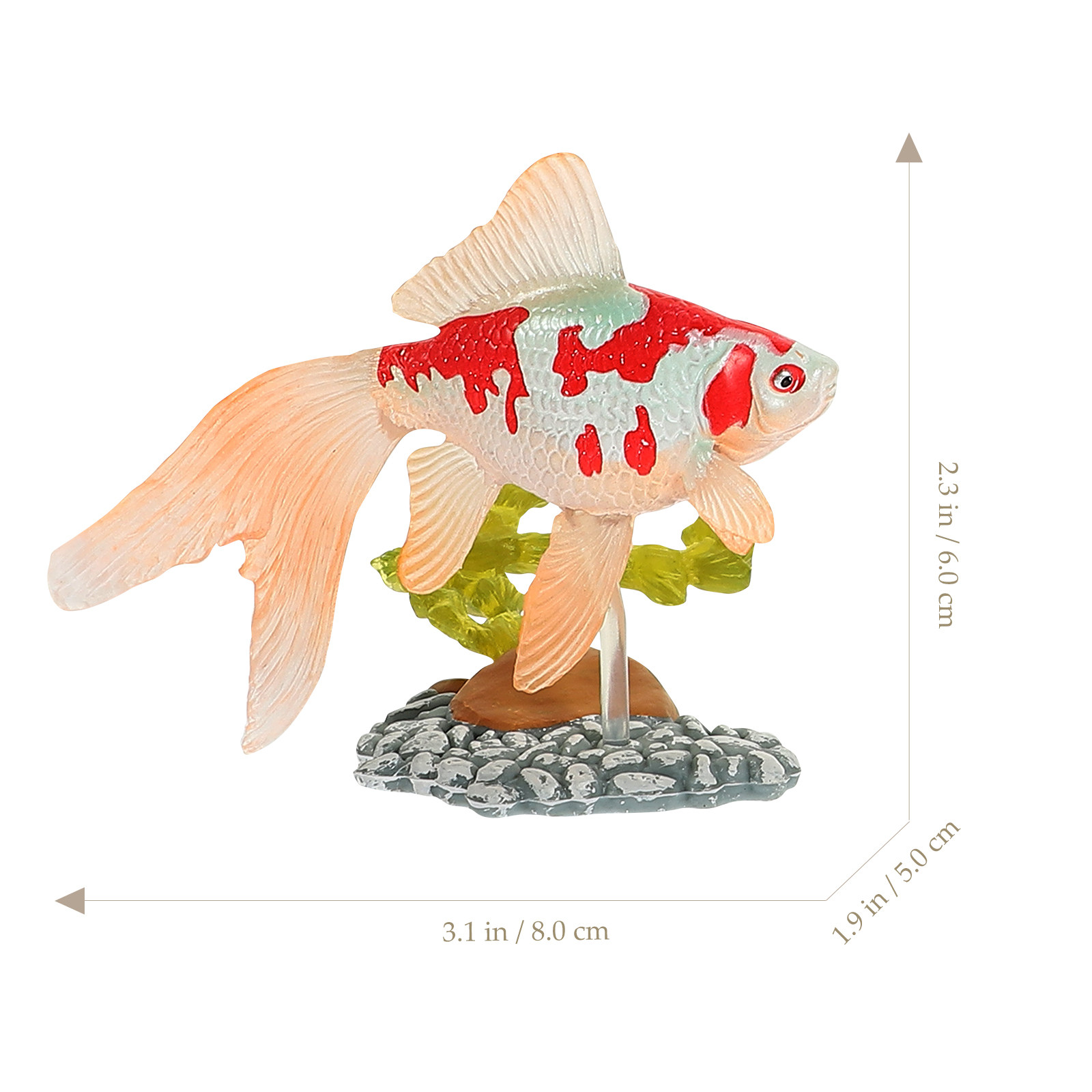6개입 금붕어 모형 피규어, 사실적인 장식용 물고기 공 - Art Craft For Kids 리뷰 및 가격