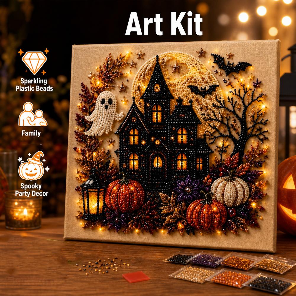 할로윈 유령 & 호박 3D 펄 아트 DIY 키트 (성인 - Art Craft Kits For Adults 리뷰 및 가격