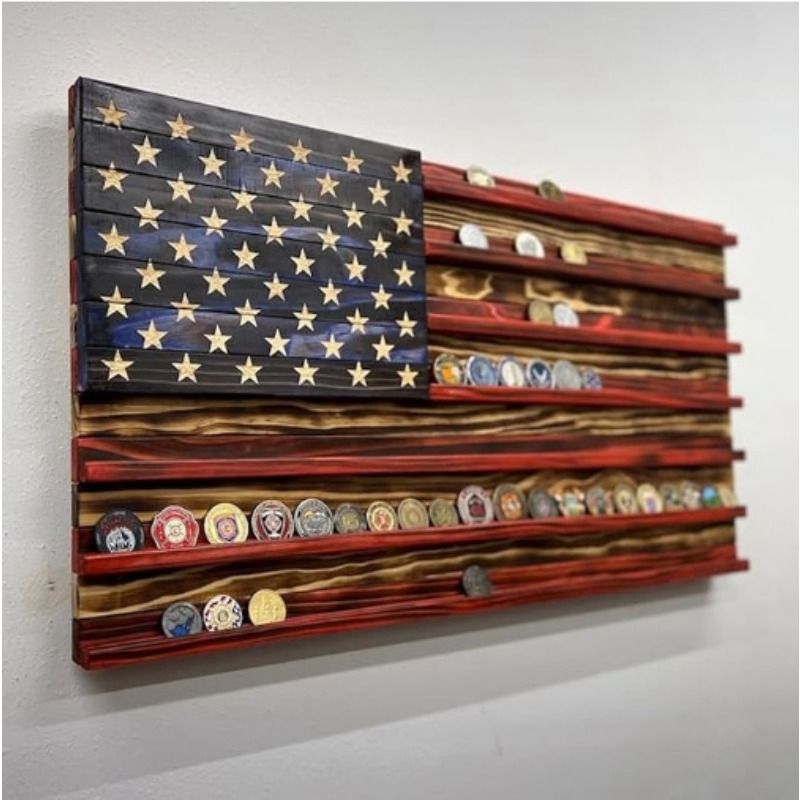 20*40cm 손으로 만든 미국 국기 디자인 나무 예술 - Art Craft Display 리뷰 및 가격