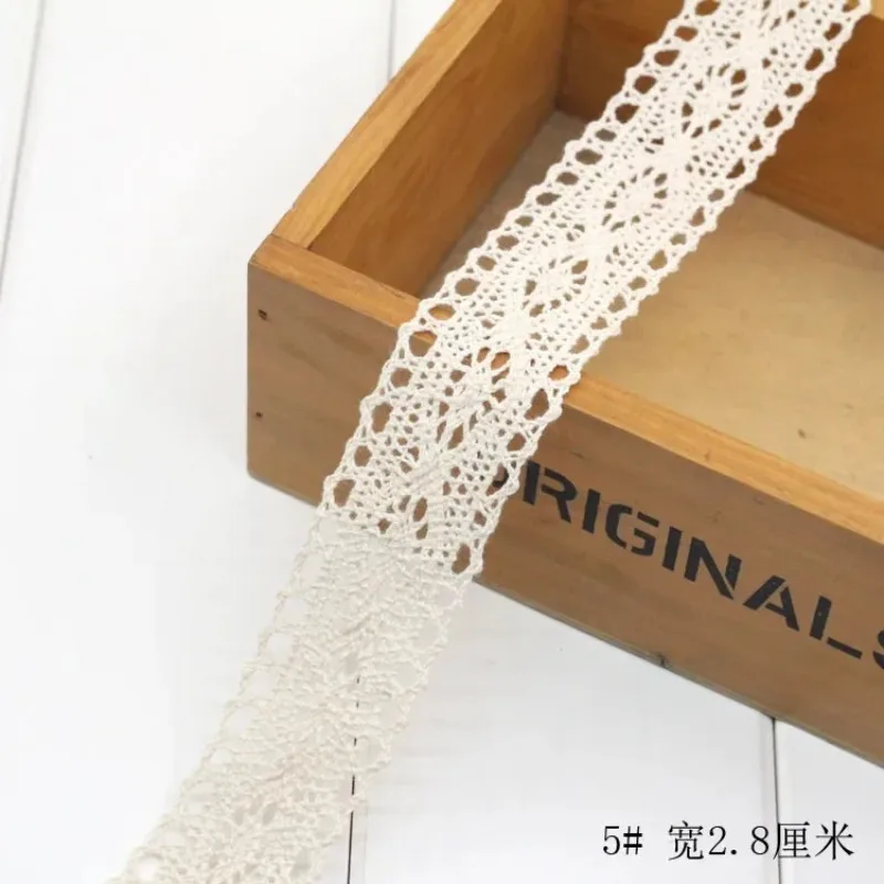 아이보리 화이트 코튼 레이스 트림 리본 DIY 바느질  - Art Craft Girl 리뷰 및 가격