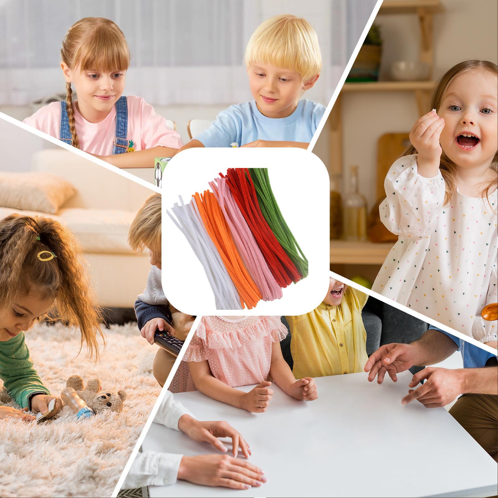 셔닐 스템 파이프 클리너 다채로운 클리너 스트립 공예품 - Art Craft For Kids 리뷰 및 가격