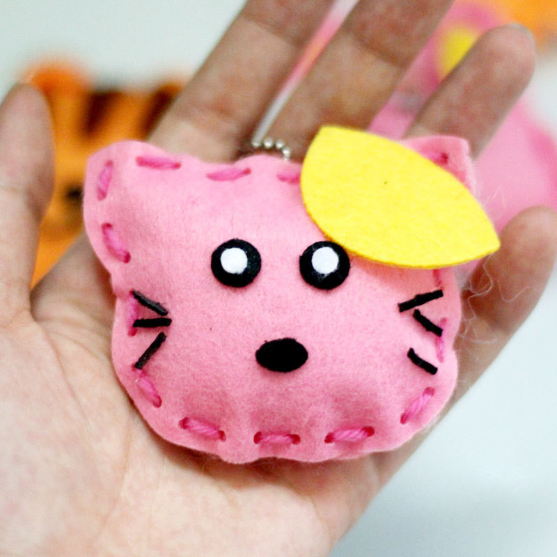 5 개/몫 어린이 공예 장난감 부직포 만화 동물 DIY - Art Craft Kits For Kids 리뷰 및 가격
