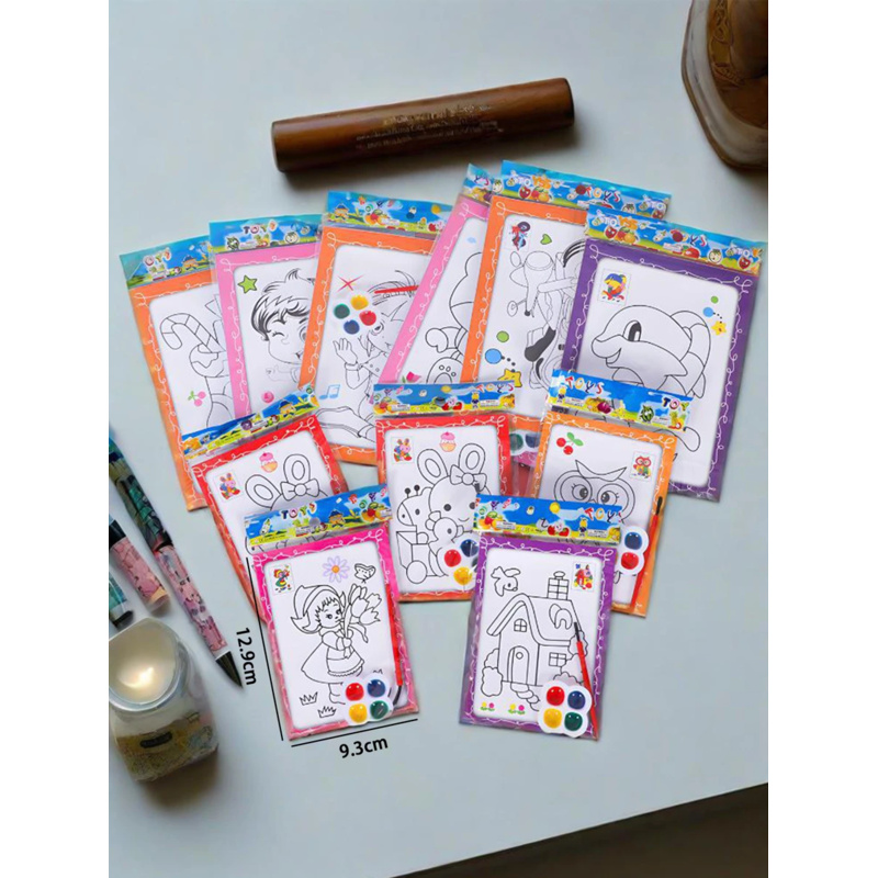 수채화 그림 색칠책 세트 (10개) - 창의적 표현을  - Art Craft Books 리뷰 및 가격