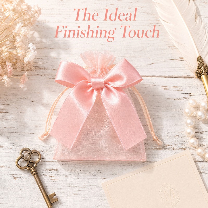10/20pcs 핑크 리본 선물 가방 투명 나일론 Or - Art Craft And Cloth 리뷰 및 가격