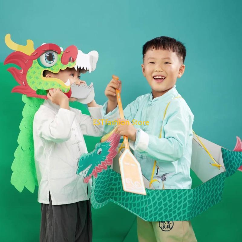 Y5GC 수제 3D 종이 드래곤 인터랙티브 DIY 수공 - Art Craft Girl 리뷰 및 가격
